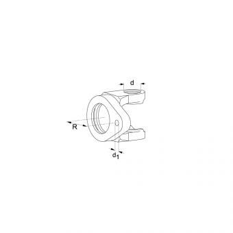 KG KB61/20 2300 R48 B8,25 L75 1334842 La Walterscheid® Walterscheid® Clutch yoke KB 61/20 - 1334842
