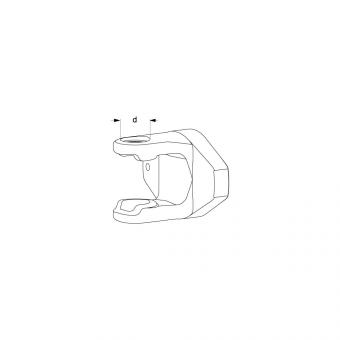 KG KB61/30 2600 R75 B10,25 L100 1346764 La Walterscheid® Walterscheid® Clutch yoke KB 61/30 - 1346764