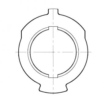 DRUCKSCHEIBE K62/2 L6,3 BLAU 1351795 La Walterscheid® Walterscheid® Druckscheibe K 62/2 - 1351795