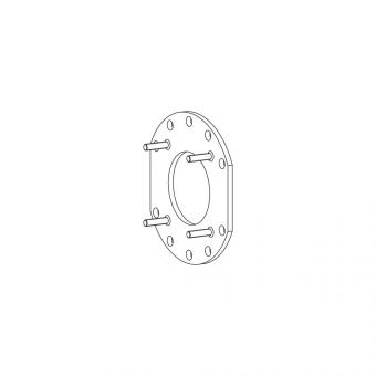 MITNAHMESCHEIBE K90 189X91X40 GEW.BOLZEN 1393175 La Walterscheid® Walterscheid® Drive plate K 90/4T - 1393175