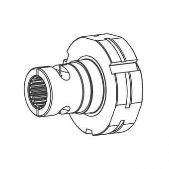 NABE FB5/3 ZNP1 3/4-20 F.KB M16 L151,5 1600191 La Walterscheid® Walterscheid® Nabe FB 5/3 - 1600191