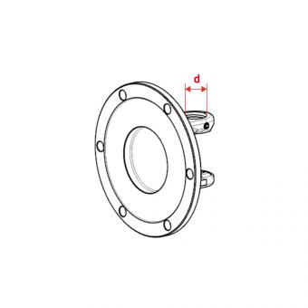 KG FK90/4T 2400 TK167 B12,1-6 L75 1600258 La Walterscheid® Walterscheid® Clutch yoke FK 90/4T - 1600258