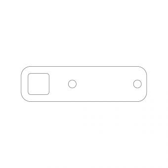 260x75x8-45x45HD140/17 mm 8002921 La Walterscheid® Anhängetechnik Walterscheid® Sicherungsblech 4300-10 - 8002921