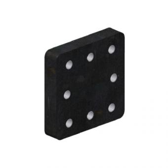 162x162x30 mm/1x110x100M16-8H 8003241 La Walterscheid® Hitches Walterscheid® Mounting Plate ASP7110-162 - 8003241