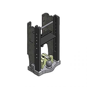 KU397 W=329/32/25 mm-7H 8004484 La Walterscheid® Anhängetechnik Walterscheid® Kupplungsbock KU397KK - 8004484