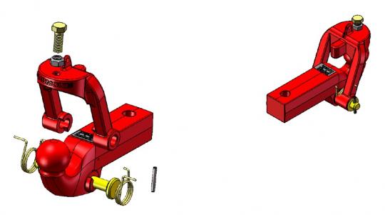 KK80 70x70x207/1x30 mm 8004634 La Anhängetechnik Zugkugeleinsatz 750-00317-00 - 8004634