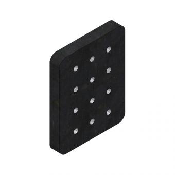200x255x30 mm/2x110x100M16-12H 8004917 La Walterscheid® Technique d’attelage Walterscheid® Plaque de montage ASP7110-200x2 - 8004917