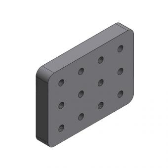 210x282x40 mm/2x130x130M20-12H 8004921 La Walterscheid® Technique d’attelage Walterscheid® Plaque de montage ASP7130-210x2 - 8004921
