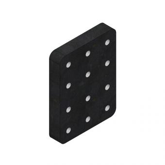 210x282x40 mm/2x145x145M20-12H 8004958 La Walterscheid® Technique d’attelage Walterscheid® Plaque de montage ASP7145-210x2 - 8004958