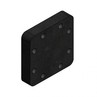 200x200x40 mm/1x160x160-80x80M20-8H 8005219 La Walterscheid® Hitches Walterscheid® Mounting Plate ASP7160-002 – 8005219