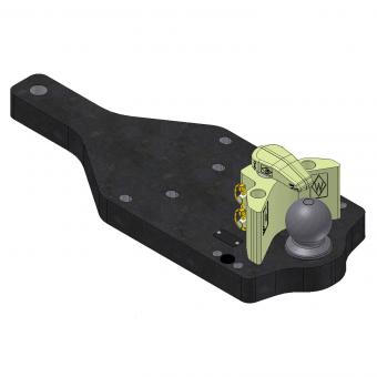 KK80 1/0/650/30/290/LL2/240/111/50 mm 8005340 La Walterscheid® Anhängetechnik Walterscheid® Kugelbalken KBa8304Z - 8005340