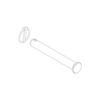 25x208 / 38 mm 8005391 La Walterscheid® Anhängetechnik Absteckbolzen 720-05399-00 - 8005391