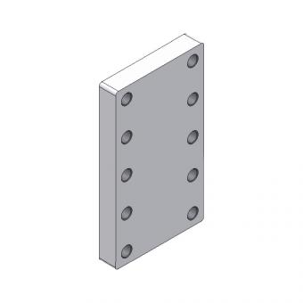 160x160x30/3x120x120M20-10H 8005502 La Walterscheid® Technique d’attelage Walterscheid® Plaque de montage ASP7120x3 - 8005502