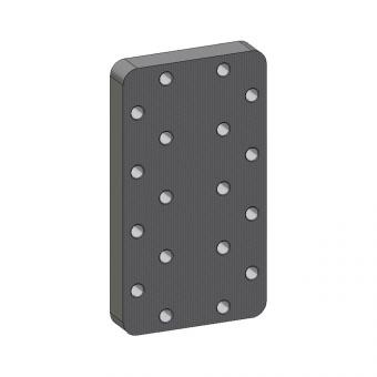 200x360x40 mm/3x160x160-80x80M20-18H 8005528 La Walterscheid® Technique d’attelage Walterscheid® Plaque de montage ASP7160-006 - 8005528