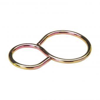 DOPPELÖSE D40/60 L58 RD6-DRAHT ZN12C Doppeloese 1 Walterscheid® Lower link hooks accessories Walterscheid® Double eye D 40/60 - 1098647