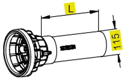 PGH30 J1000 K O.TRICHTER  Walterscheid® Schutzkomponenten Walterscheid® Schutzhälfte innen PGH 30 - 1113439