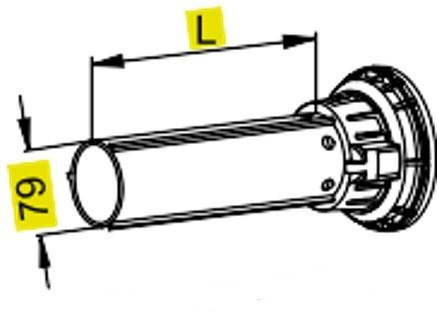 PGH20 J1000 K O.TRICHTER  Walterscheid® Walterscheid® Schutzhälfte innen PGH 20 - 1113443