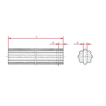 PROFIL KWP8X36X42V L310 SPB11 13  Walterscheid® Walterscheid® Profile KWP 8x36x42V - 1173830