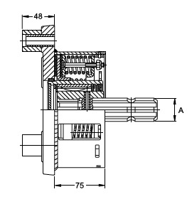 PFK96R KWP1 3/8-6V MD105-IITK250IB12,5-3  Walterscheid® Freilaufkupplungen Walterscheid® Freilaufkupplung PFK 96R - 1194565