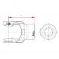 NG 2100 ZNP25X1,67-13 L78 1183491 La Walterscheid® Walterscheid® Hub yoke NG 2100 - 1183491