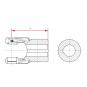 NG 2100 RD30H8 P8 L93 1040371 La Walterscheid® Walterscheid® Mâchoire alésée NG 2100 - 1040371