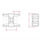 DOPG 2500 L118 D108 1023476 La Walterscheid® Machoires standards Walterscheid® Mâchoire double DOPG 2500 - 1023476