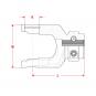 AGCC P800 ZNP1 3/4-20 CC L187 KPLP800 1153656 La Walterscheid® Standard yokes Walterscheid® Quick-disconnect yoke AGCC P800 - 1153656