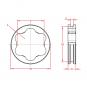 SC 25 PRS6N L14 1161379 La Walterscheid® Schutzkomponenten Walterscheid® Lagerring SC 25 - 1161379