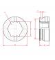 SC 25 PRS4 L30 SPB8 P-SITZ 1194841 La Walterscheid® Walterscheid® Gorge de glissement SC 25 - 1194841