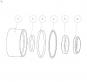 HOL-C CAT.3 D36/70 ECO+KOLBENDICHTUNG SET 1202957 La Walterscheid® Spare parts HOLK 63 - 70 Walterscheid® Sealing kit HOL-C ECO CAT.3 - D36/70 - 1202957