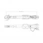 HUBSTREBE SHSTGG M36X3 860-1055 SA32-50 LA.R9005/60 1207651 La Tragrahmen & Anbausystem Walterscheid® Hubstrebe SHSTGG - 1207651