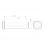 BOLZEN M.KOPF-4KT40 D32 L121 B12 GR.KTL-SW 1207678 La Walterscheid® Walterscheid® Bolzen mit Kopf 121 - 1207678