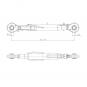 OBERLENKER SOLKH-B CAT.3 645-875 1207681 La Tragrahmen & Anbausystem Walterscheid® Oberlenker SOLKH-B CAT. 3 - 1207681