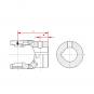 NG 2200 RD35H8 P10 GM12 L75 1041213 La Walterscheid® Standard yokes Walterscheid® Hub yoke NG 2200 - 1041213