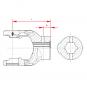 NG 2200 KNP6X21X25 SPB6 L75 1045533 La Walterscheid® Standard yokes Walterscheid® Hub yoke NG 2200 - 1045533