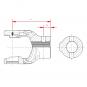 NG 2200 ZNP25X1,25-18 SPB8,5 L80 1091558 La Walterscheid® Walterscheid® Hub yoke NG 2200 - 1091558