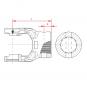 NG 2200 ZNP1 3/8-21 SPB11 L80 1337255 La Walterscheid® Walterscheid® Mâchoire alésée NG 2200 - 1337255
