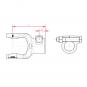 AGKF 2300 ZNP1 3/8-21 M12X75 L107 1097671 La Walterscheid® Walterscheid® Quick-disconnect yoke AGKF 2300 - 1097671