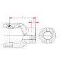 NG 2300 6KT28,65 SPB9 L95 1087645 La Walterscheid® Standard yokes Walterscheid® Hub yoke NG 2300 - 1087645