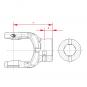 NG 2300 6KT27F8 SPB8 L95 1110183 La Walterscheid® Walterscheid® Nabengabel NG 2300 - 1110183