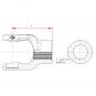 NG 2300 ZNP1 3/8-21 F.ZS L95 1058718 La Walterscheid® Walterscheid® Hub yoke NG 2300 - 1058718