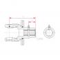 NG 2300 KNP1 3/8-6 L135 NIP+SCHEIBE 1109995 La Walterscheid® Walterscheid® Nabengabel NG 2300 - 1109995