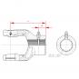 NG 2300 ZNP35X31-18 L100 NIP V-SI 1121043 La Walterscheid® Walterscheid® Nabengabel NG 2300 - 1121043