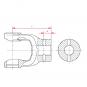 NG 2300 RD30H8 SPB10 L95 1041472 La Walterscheid® Walterscheid® Nabengabel NG 2300 - 1041472