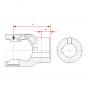 NG 2300 RD30H8 P8 GM12 L95 1041475 La Walterscheid® Walterscheid® Nabengabel NG 2300 - 1041475