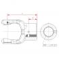 NG 2300 ZNP1 3/8-21 GM6 L105 V-SI 1174356 La Walterscheid® Walterscheid® Mâchoire alésée NG 2300 - 1174356
