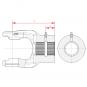 NG 2700 ZNP52X47-25 L165 NIP V-SI 1118641 La Walterscheid® Standard yokes Walterscheid® Hub yoke NG 2700 - 1118641