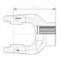 NG 2700 ZNP60X2-28 L152 SCHEIBE 13X60X6 1127128 La Walterscheid® Standard yokes Walterscheid® Hub yoke NG 2700 - 1127128