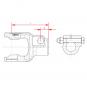 AGKF 2400 6KT28,65 M12X75 L112 1175054 La Walterscheid® Walterscheid® Aufsteckgabel AGKF 2400 - 1175054