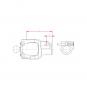 AG 2450 KNP1 3/8-6 STIFT L112  Walterscheid® Walterscheid® Aufsteckgabel AG 2450 - 1189320
